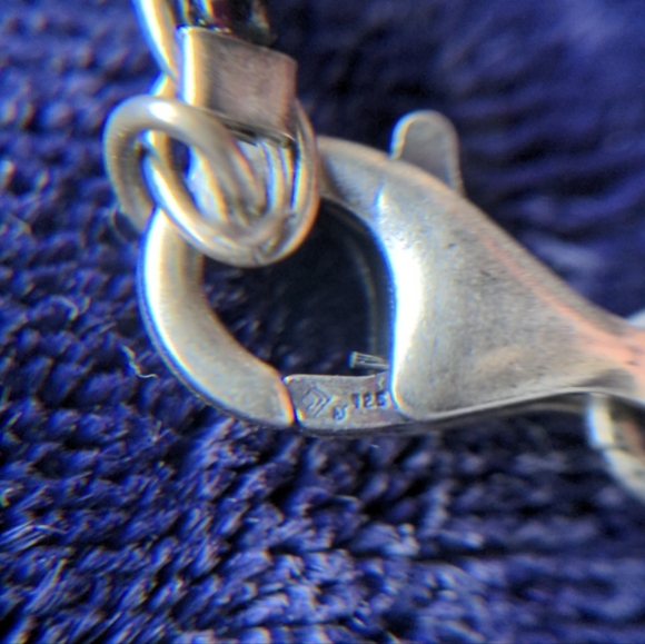 Silpada 925 sterling silver necklace w large natural pearls and other gemstones - Picture 6 of 12